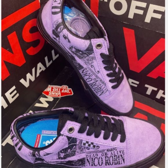 Vans Skate Old Skool One piece Wanted Nico Robin Men's 3.5/Women's 5 VN0A5FCBPRP - Picture 1 of 12